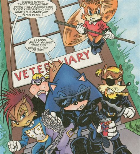 Suppression Squad Mobius Encyclopaedia Sonic The Hedgehog Comics