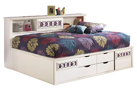 zayley full bookcase bed ashley furniture homestore