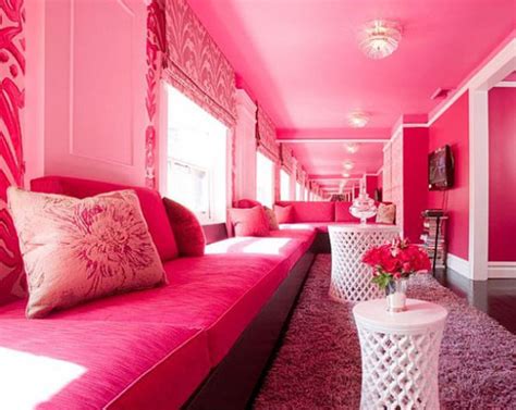 15 Pretty In Pink Living Room Designs Home Design Lover