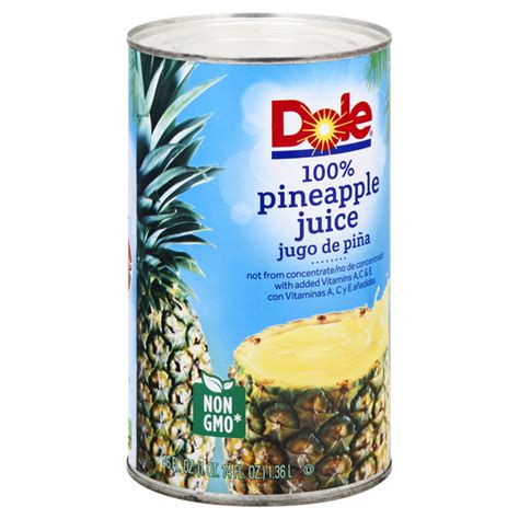 Dole 100 Pineapple Juice Hy Vee Aisles Online Grocery Shopping