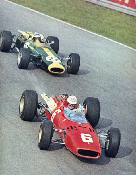Ludovico Scarfiotti Ferrari 312 1966 Italian Gp Monza
