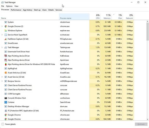 Only the running applications, end task. This search bar at the top of my screen won't go away ...