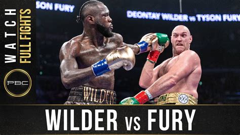 Wilder Vs Fury 1 FULL FIGHT PBC On Showtime December 1 2018 YouTube