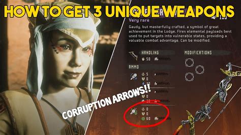 Horizon zero dawn is a game that pits players against impossible odds. Horizon Zero Dawn How To Get 3 Unique Weapons (Lodge War ...