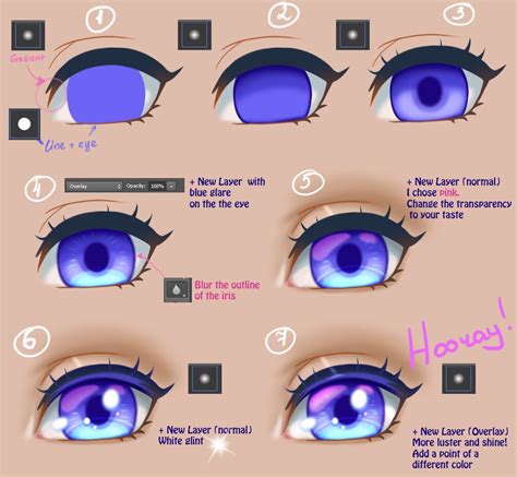 Digital Art Tutorial Anime Eyes Gallery Of Arts And Crafts