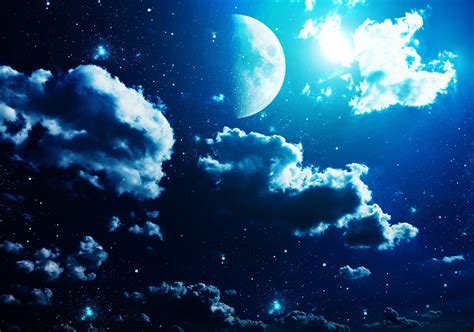 Hintergrundbilder 4500x3153 Px Mond Nacht Himmel 4500x3153