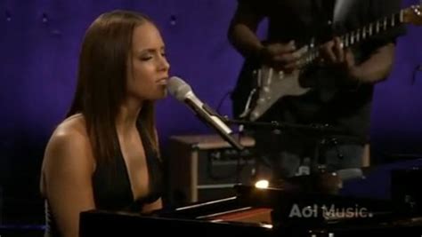 Alicia Keys On Aol Sessions Live Performs Fallinx No One X Empire