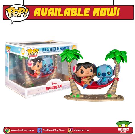 Pop Moment Lilo And Stitch In Hammock Exclusive Sheldonet Toy Store