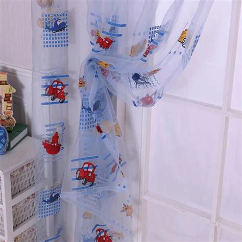 Cartoon Curtains For Kids Living Rome Baby Home Decoration Finished