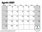 calendario de agosto 2021 - Atividades para a Educação Infantil ...