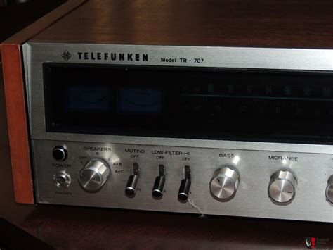 Telefunken Tr 707 Vintage Receiver Classic Silver Face Stereo Photo