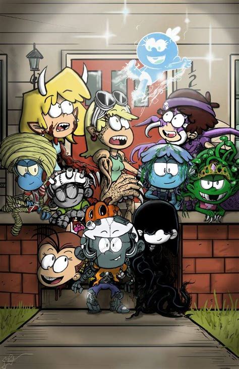 Happy Halloween To Every Loud House Fan Art Is By Wesley Lewis The