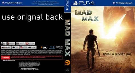 Mad Max Playstation 4 Box Art Cover By Thedefiantone