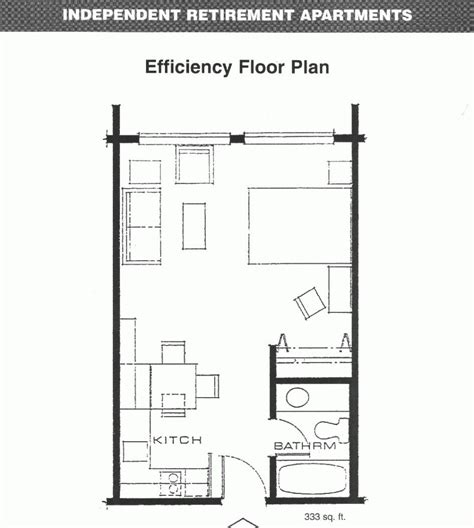 Apartment Best Efficiency Floor Plan Smart Cool 12x36