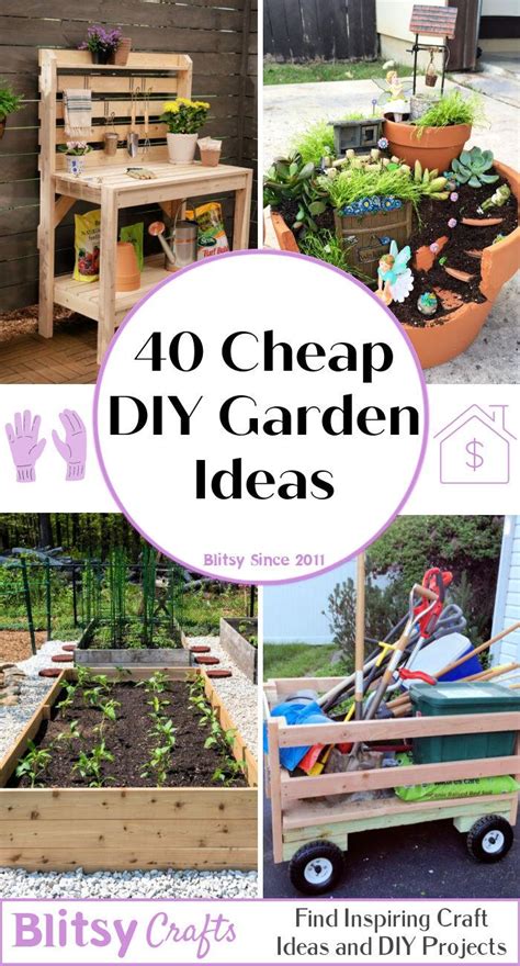 20 Cheap And Creative Diy Garden Ideas On A Budget Blitsy