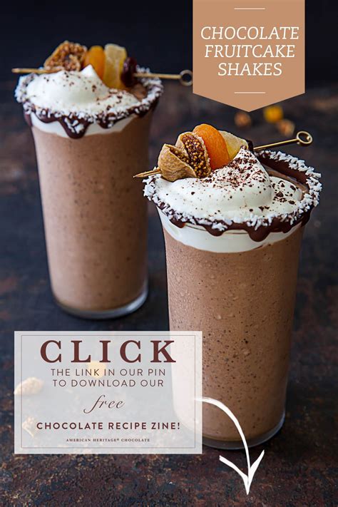 Adventurous and adorable kids give us an entree into the world's array of foods and snacks. Chocolate Fruitcake Shakes - new holiday recipe from ...