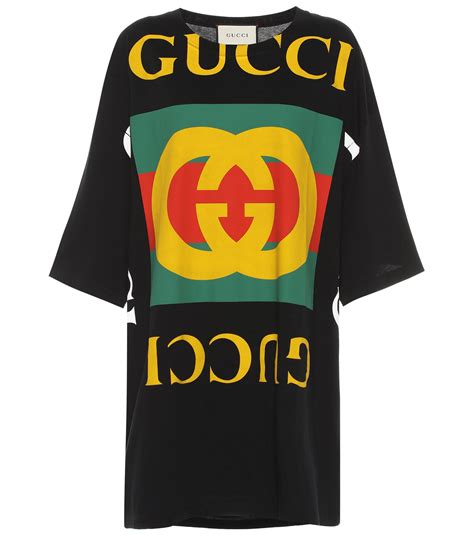 Gucci Cotton Oversize T Shirt With Logo In Black Save 29 Lyst