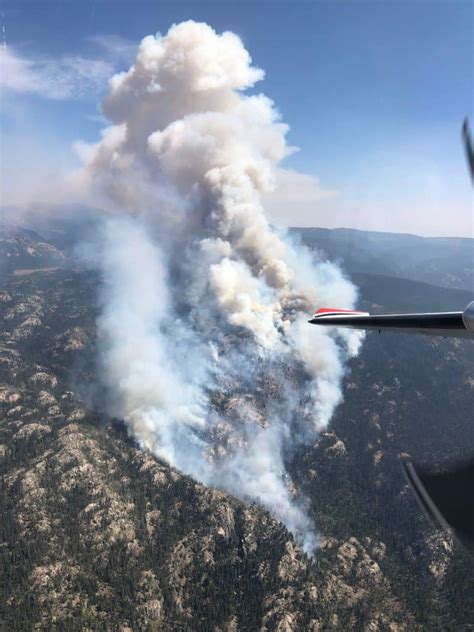 Middle Fork Fire Explodes To Over 3500 Acres By Monday Evening