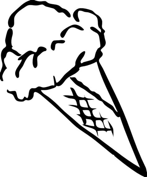 Icecream Cone Outline,Icecream Cone,EatIcecream Cone_点力图库