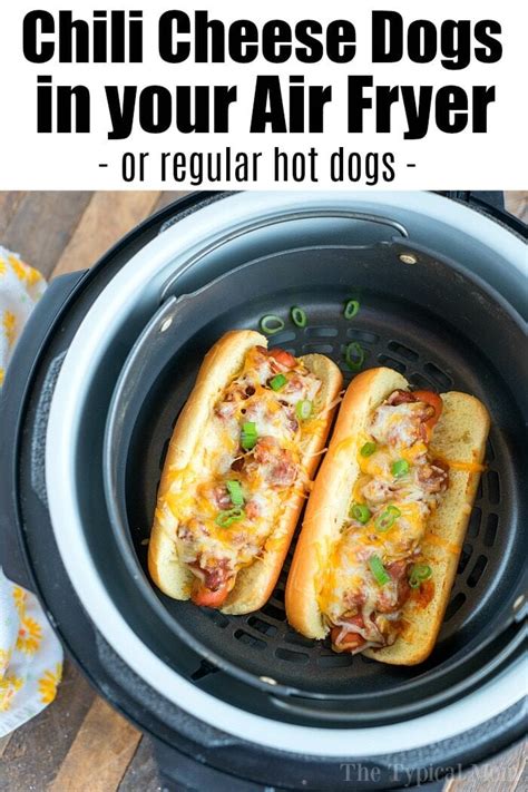 What can i cook in a hot air fryer? Air Fryer Hot Dogs or Chili Dogs - Ninja Foodi Hot Dogs