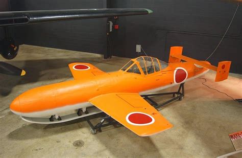 The laminated steel and iron blade is stout compared to western planes. Yokosuka MXY7 Ohka Japanese kamikaze plane. | Aircraft ...