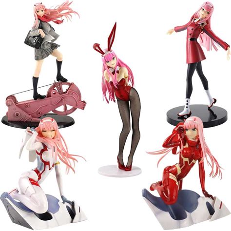 15 45cm Darling In The Franxx Figures Zero Two Code 002 Bunny Girl