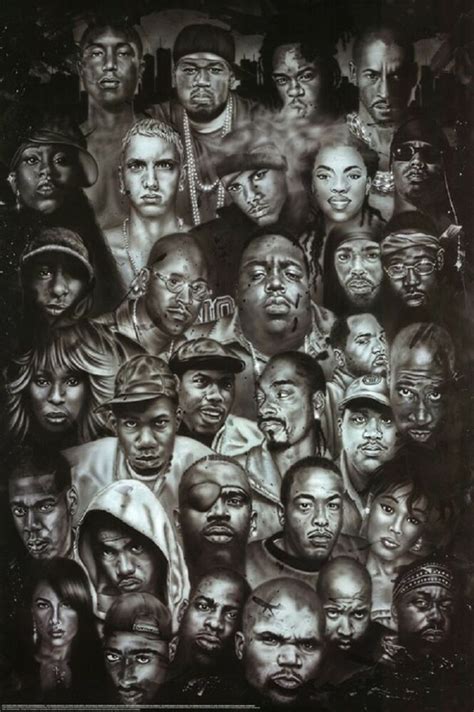 Legends Of Rap And Hip Hop Poster Print 24x36 Ebay