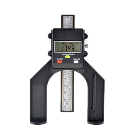 Digital Depth Gauge Tread Depth Gauge Height Caliper Tester Measure