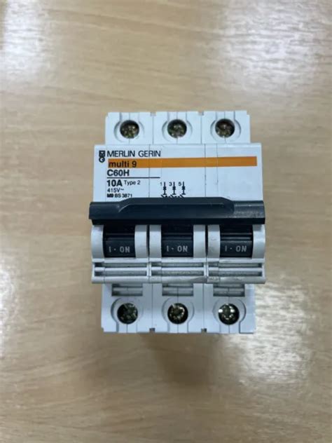 Merlin Gerin Schneider Multi 9 Mcb Circuit Breaker Double Pole 2p 2