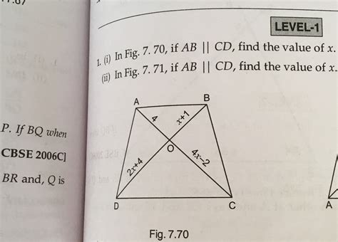 in fig if ab∥ cd find the value of x