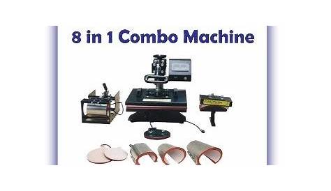 Manual 8 In 1 Combo Heat Press Machine at Rs 18500 in New Delhi | ID