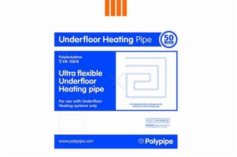 Polypipe Polyplumb 15mm X 100m Underfloor Heating Pipe Polybutylene
