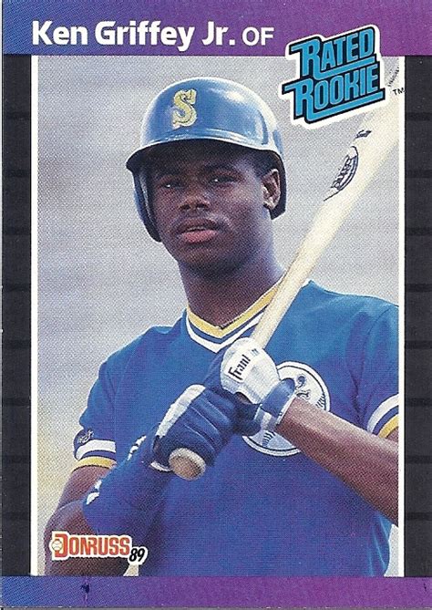 At least we finally got to see his name in the sweet '89 topps wave. The Junior Junkie: the Baseball Cards of Ken Griffey, Jr ...