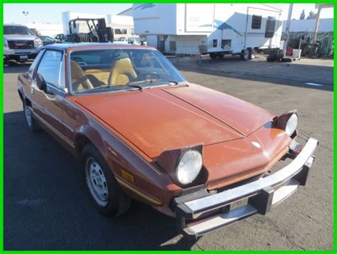 C 1975 Fiat X19 Used No Reserve For Sale Photos Technical