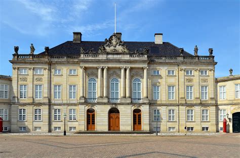 Photo Amalienborg Palace Copenhagen Denmark