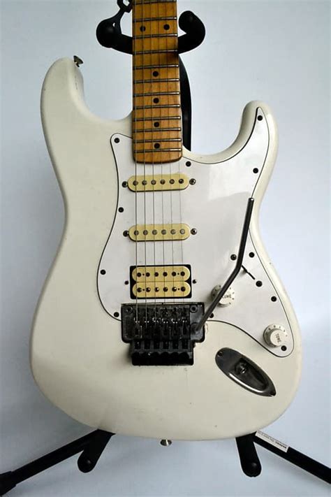 Fender Stratocaster Hss Floyd Rose Ii 1993 Olympic White Reverb