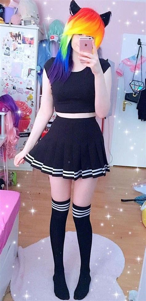 30 Pastel Goth Looks For This Summer Pastel Goth Outfits Cute Goth