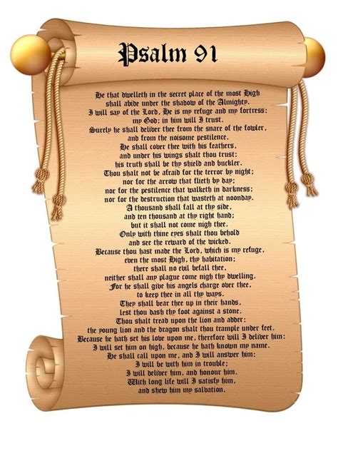 The Book Of Psalms 91 King James Version - ABIEWBR
