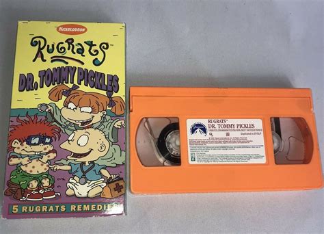 Nickelodeon Rugrats Dr Tommy Pickles VHS Video Tape 1998