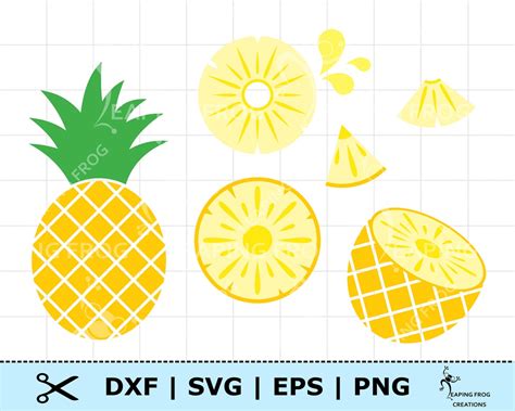Pineapple SVG. Pineapple clipart. Pineapple DXF. Pineapple | Etsy