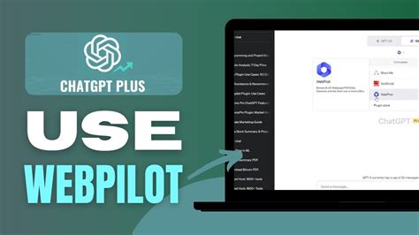 How To Use The WebPilot ChatGPT Plugin Step By Step Guide YouTube