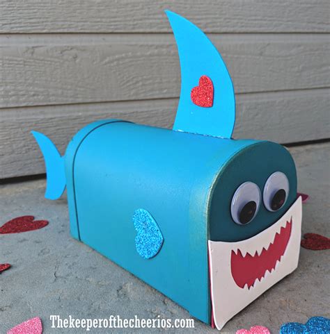 Baby Shark Valentines Day Mailbox The Keeper Of The Cheerios
