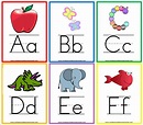 8 Free Printable Educational Alphabet Flashcards For Kids