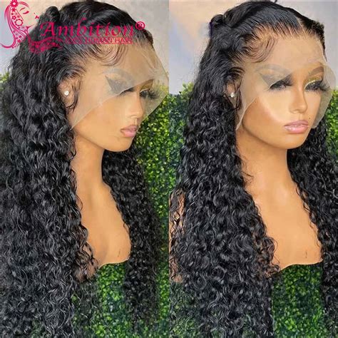 Ambition Unprocessed Human Hair Lace Wigs Preplucked 13x6 Frontal Wigs