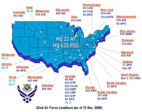 25 Us Air Force Bases Map Maps Online For You