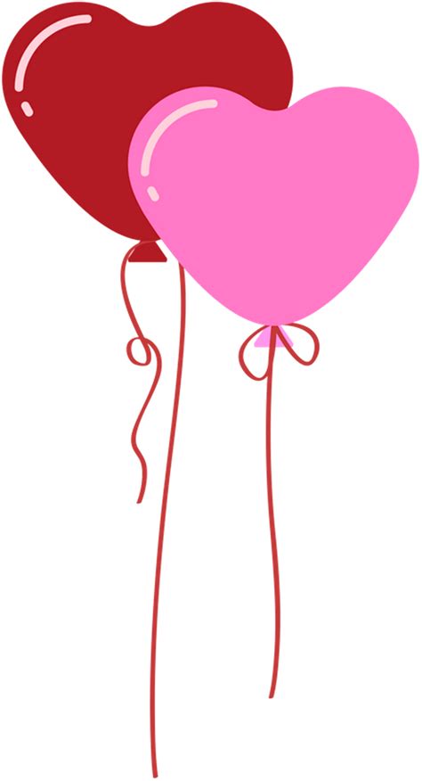 Clipart Of Hearts And Balloons