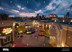 Shreveport Skyline aus Louisiana Boardwalk Shopping Center in Bossier ...