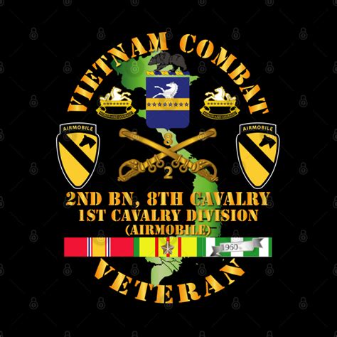 Vietnam Combat Cavalry Veteran W 2bn 8th Cav Coa 1st Cav Div Ssi