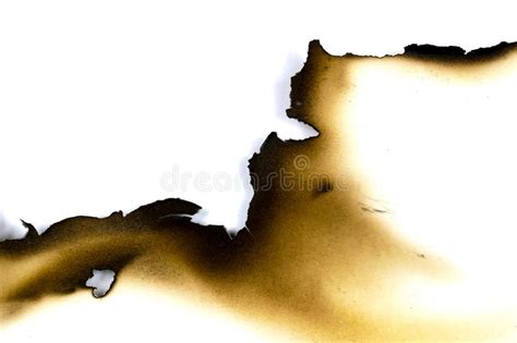 Paper Burned Old Grunge Abstract Background Texture Stock Photo Image