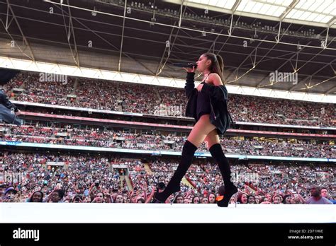 Ariana Grande Performs On Stage During Capital Fm S Summertime Ball At Wembley Stadium London